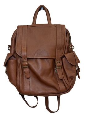 AmeriLeather three-way backpack Brown Leather Backpack / Convertible crossbody